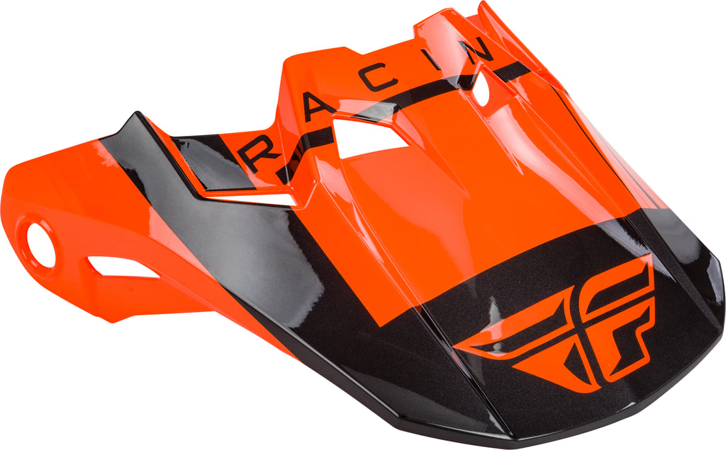 FLY RACING FORMULA VECTOR VISOR NEON ORANGE/CHARCOAL GREY MD-LG 73-47234M