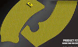 D'COR FRAME GRIP GUARD DECAL YELLOW 16-40-106