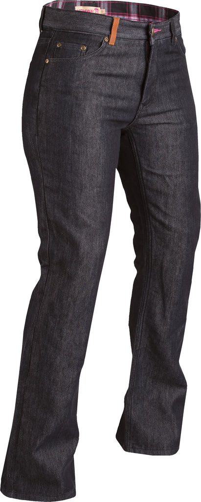 HIGHWAY 21 WOMEN'S PALISADE JEANS BLACK SZ 08 #6049 489-141~8