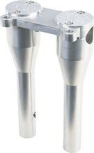 Load image into Gallery viewer, FORBIDDEN MOTO BAR RISER 9" RAW W/GAUGE MOUNT TABS 825-05005