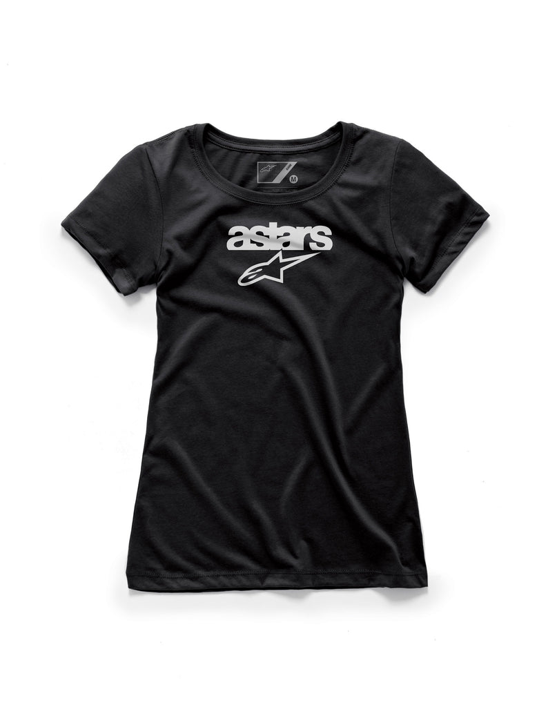 ALPINESTARS WOMEN'S HERITAGE BLAZE TEE BLACK XS 1W38-73004-10-XS