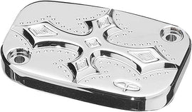 PREC. BILLET UPPER BRAKE CYLINDER COVER DARKSIDE CHROME DRK-110-02UP-CHR