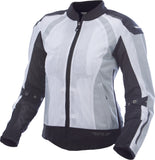 FLY RACING WOMEN'S COOLPRO MESH JACKET WHITE/BLACK 3X 477-8056-7