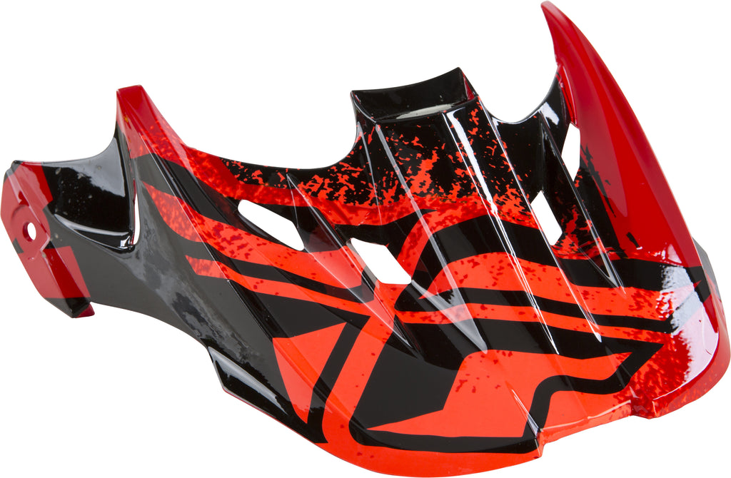 FLY RACING KINETIC BURN VISOR BLACK/RED 73-47942