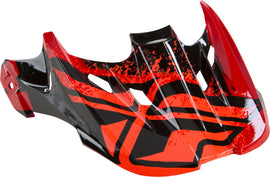 FLY RACING KINETIC BURN VISOR BLACK/RED 73-47942