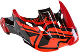 FLY RACING KINETIC BURN VISOR BLACK/RED 73-47942