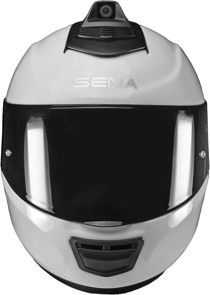 SENA MOMENTUM PRO DUAL BLUETOOTH CAMERA HELMET GLOSSY WHITE XS MO-PRO-GW-XS-01