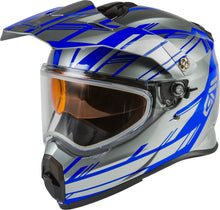 Load image into Gallery viewer, GMAX AT-21S ADVENTURE EPIC SNOW HELMET SILVER/BLUE XL G2211697