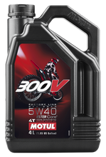 Load image into Gallery viewer, MOTUL 300V 4T COMPETITION SYNTHETIC OIL 15W50 55GAL 104133