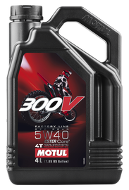 MOTUL 300V 4T COMPETITION SYNTHETIC OIL 15W50 55GAL 104133