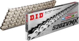 D.I.D SUPER STREET 520ZVMXS-130L X-RING CHAIN NICKEL 520ZVMXS130Z