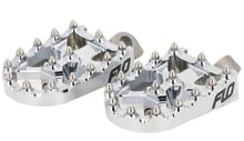 Load image into Gallery viewer, FLO MOTORSPORTS MOTO STYLE FOOTPEG SET CHROME 2"X3.125" FPEG-800CR