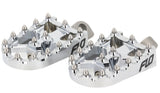 FLO MOTORSPORTS MOTO STYLE FOOTPEG SET CHROME 2