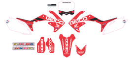 D'COR COMPLETE KIT 19 GEICO HONDA CRF450 WHITE BG 20-10-939