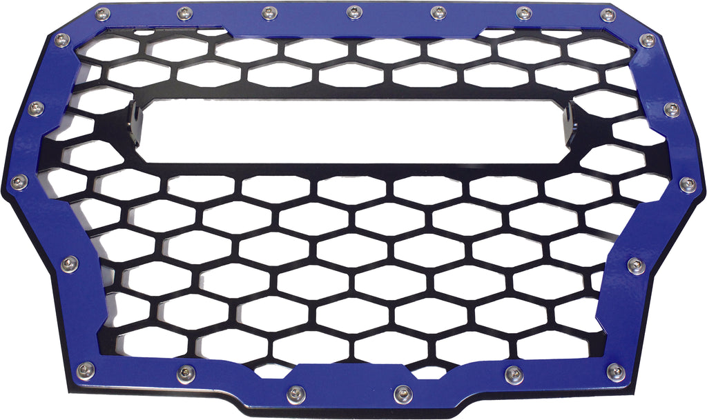MODQUAD MQ GRILL BLUE POL TURBO FOR 10" LIGHT RZR-FGL-T-BL