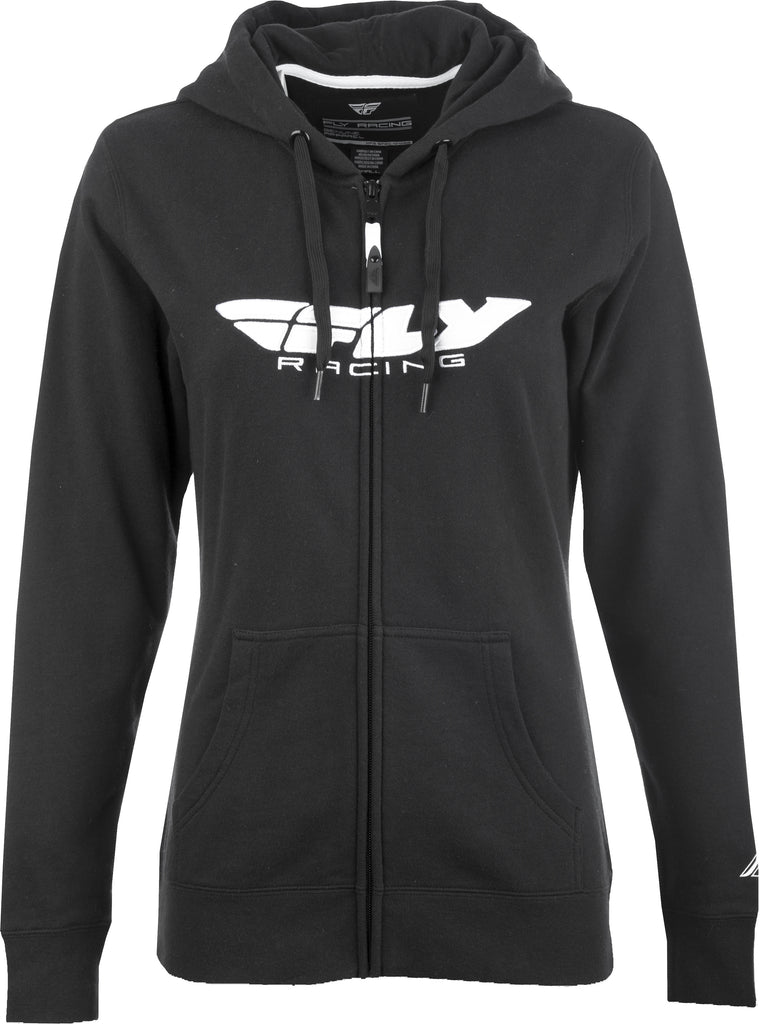 FLY RACING FLY WOMEN'S CORPORATE ZIP UP HOODIE BLACK LG 358-5090L-atv motorcycle utv parts accessories gear helmets jackets gloves pantsAll Terrain Depot