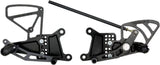 VORTEX REAR SET BLACK RS602K