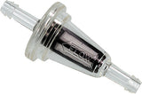 VISU-FILTER LARGE SIZE SLIMLINE FUEL FILTER 3/16-1/4