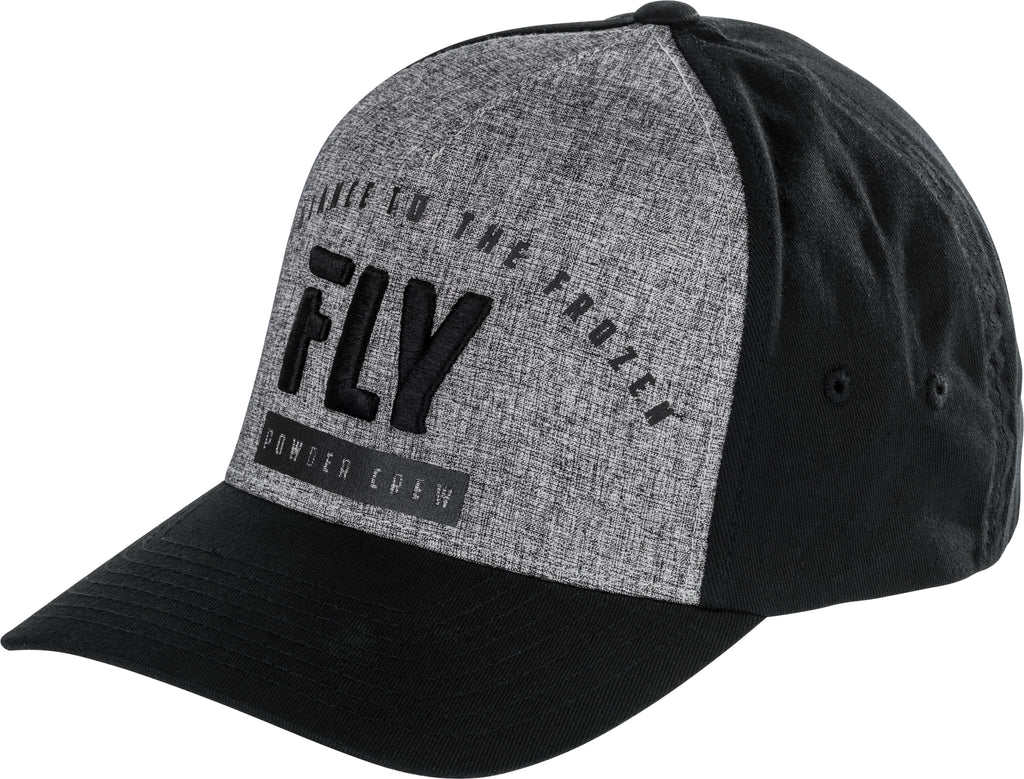 FLY RACING FLY FLEX-FIT POWDER CREW HAT HEATHER SM-MD 351-0596S