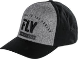 FLY RACING FLY FLEX-FIT POWDER CREW HAT HEATHER SM-MD 351-0596S