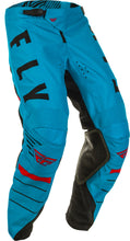 Load image into Gallery viewer, FLY RACING KINETIC K120 PANTS BLUE/BLACK/RED SZ 20 373-43920