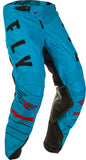 FLY RACING KINETIC K120 PANTS BLUE/BLACK/RED SZ 32 373-43932