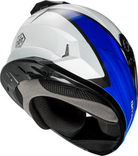 Load image into Gallery viewer, GMAX YOUTH GM-49Y FULL-FACE DEFLECT HELMET WHITE/BLUE YL G1493512