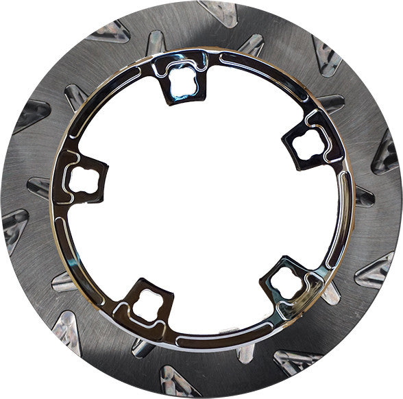 LYNDALL BRAKES HIGH CARBON STEEL PERIMETER ROTOR SILVER FLT 14-UP 11.8 737-2315