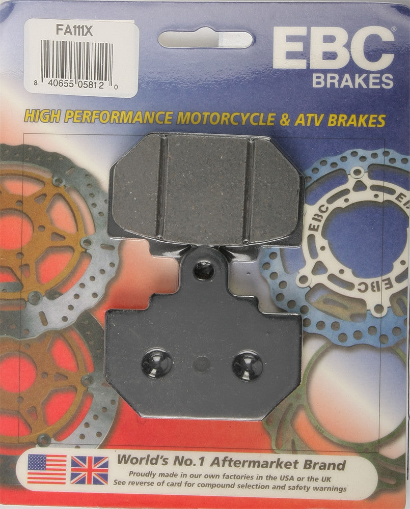 EBC BRAKE PADS FA111X-atv motorcycle utv parts accessories gear helmets jackets gloves pantsAll Terrain Depot