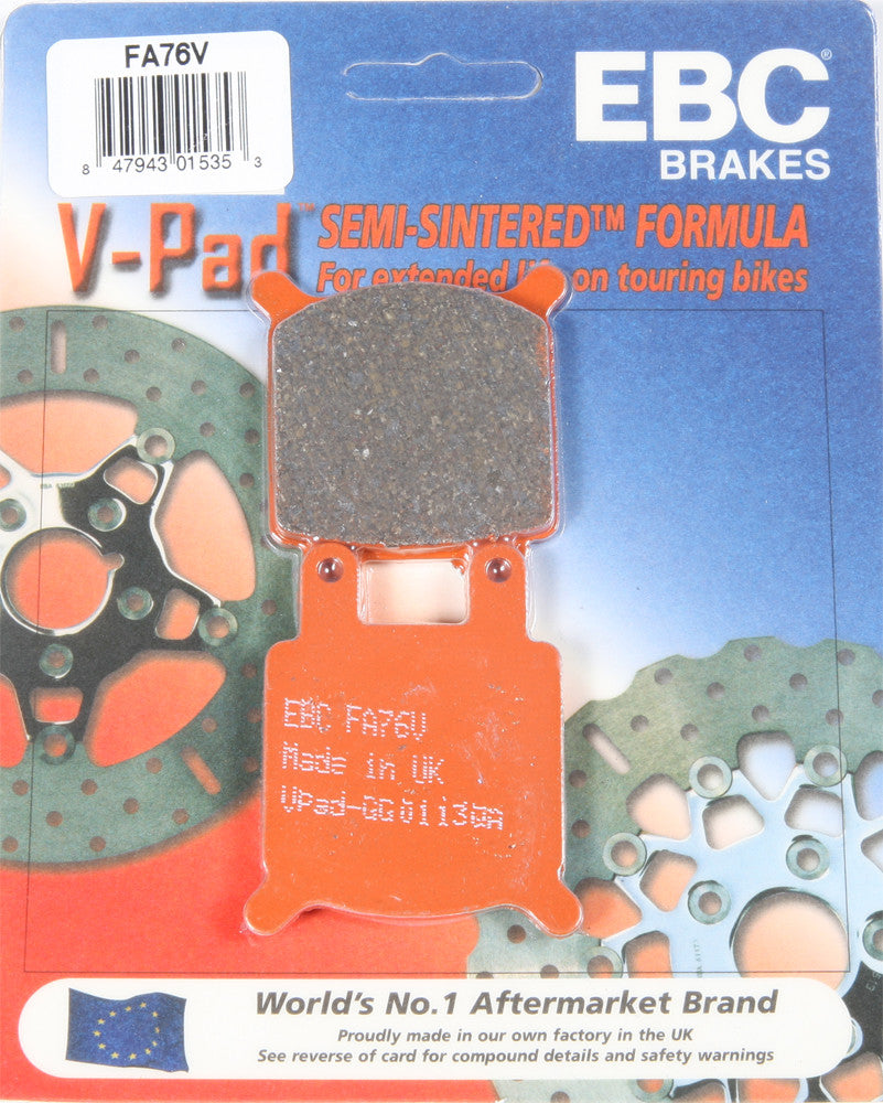 EBC BRAKE PADS V-SERIES FA76V-atv motorcycle utv parts accessories gear helmets jackets gloves pantsAll Terrain Depot