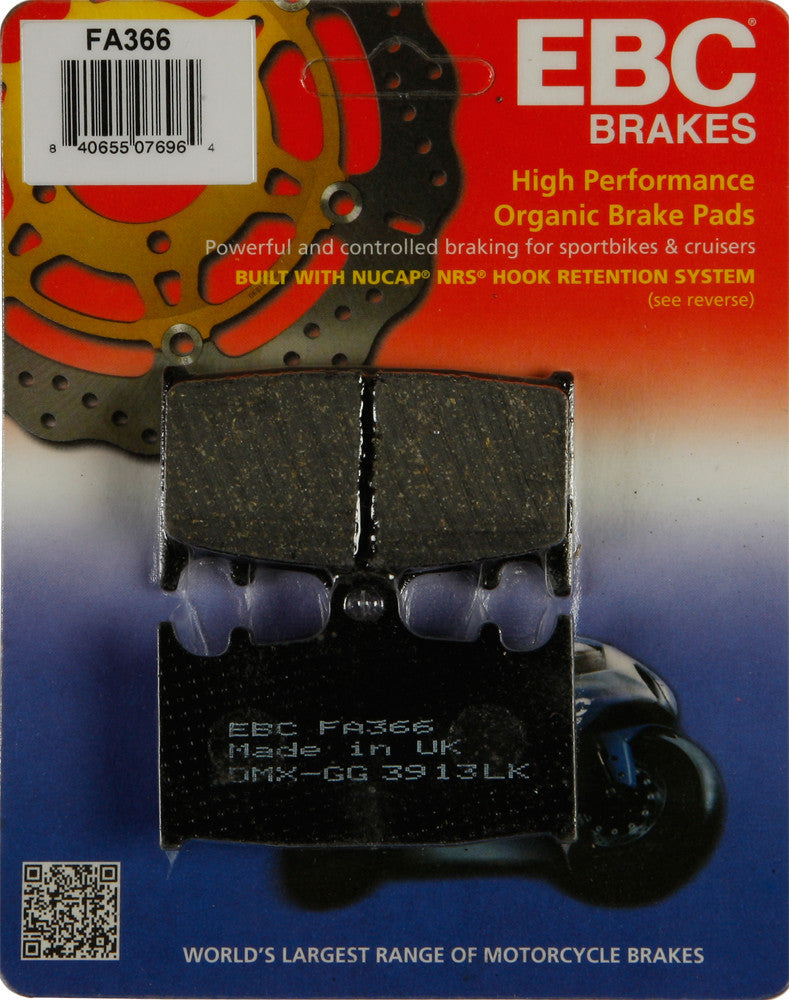 EBC BRAKE PADS FA366-atv motorcycle utv parts accessories gear helmets jackets gloves pantsAll Terrain Depot