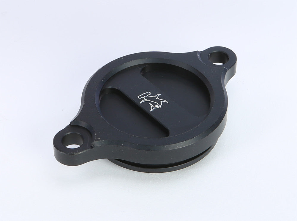 HAMMERHEAD OIL FILTER COVER RMZ250/450 05-13 BLACK 60-0451-00-60