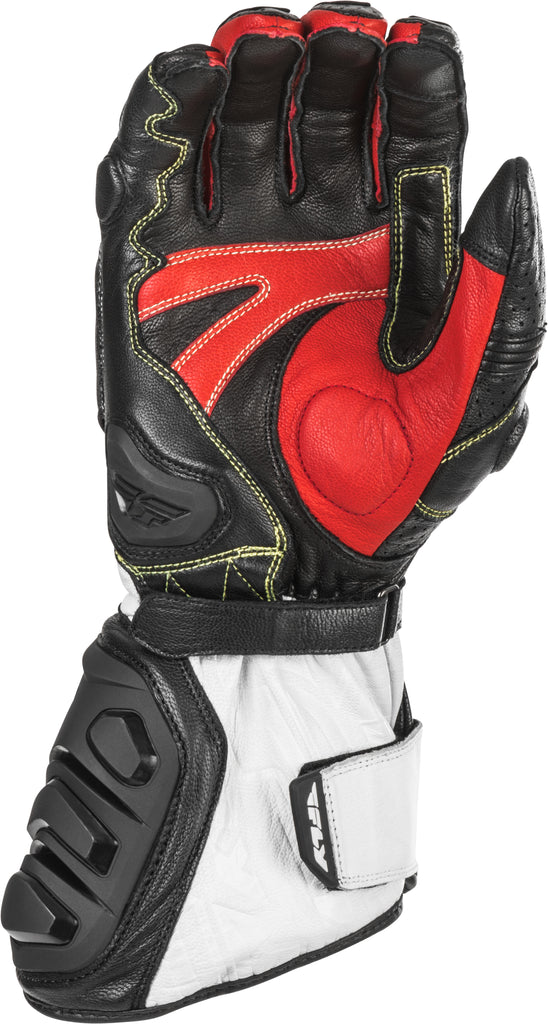 FLY RACING FL-2 GLOVES BLACK/WHITE/RED XL #5884 476-2081~5