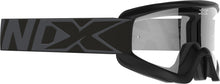 Load image into Gallery viewer, EKS BRAND FLAT-OUT GOGGLE STEALTH BLACK W/CLEAR LENS 067-60405