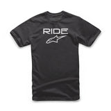 ALPINESTARS RIDE 2.0 TEE BLACK/WHITE LG 1038-72000-1020-L