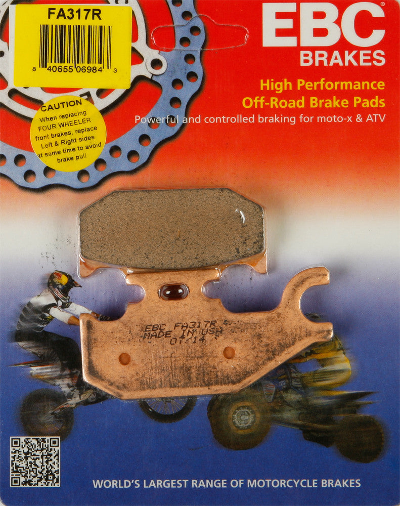 EBC BRAKE PADS FA317R-atv motorcycle utv parts accessories gear helmets jackets gloves pantsAll Terrain Depot