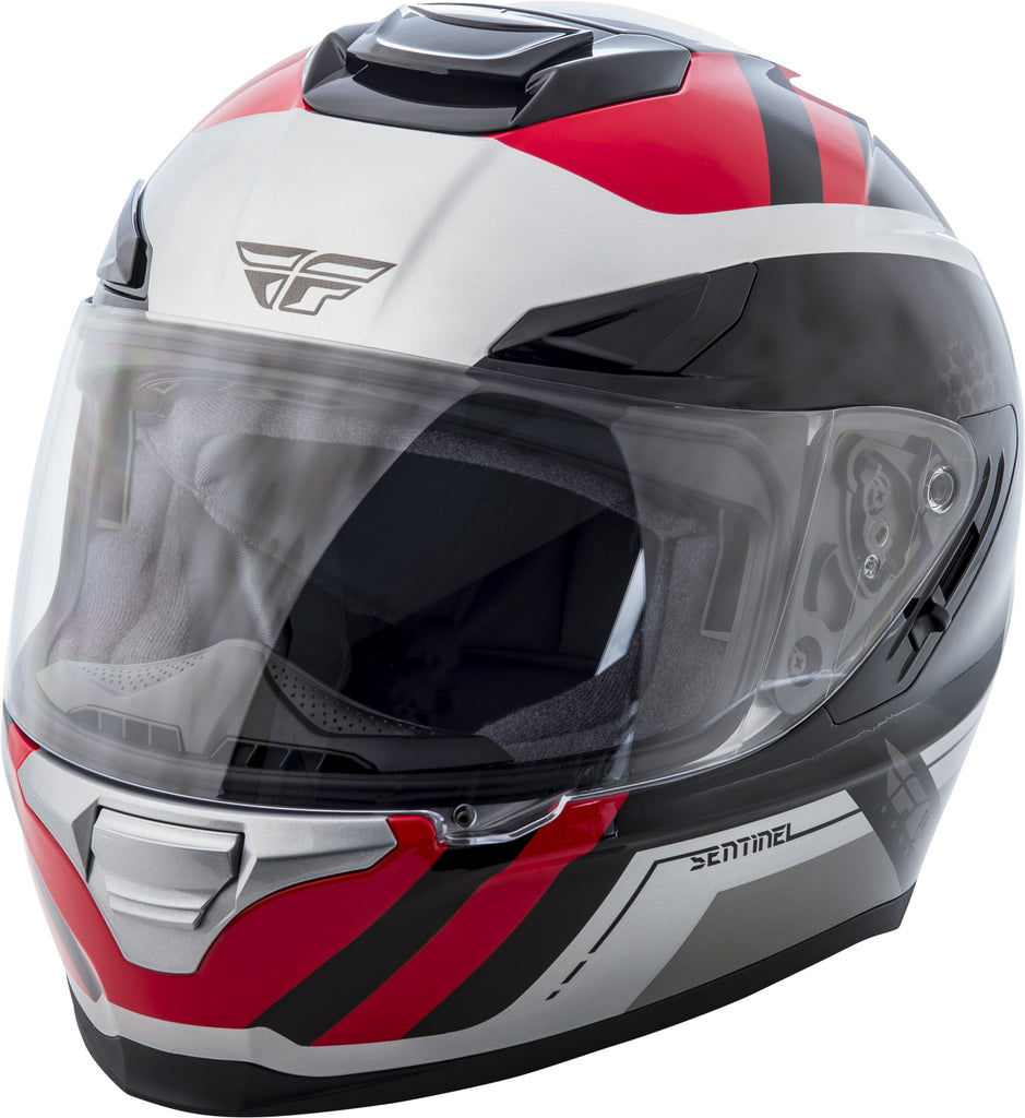 FLY RACING SENTINEL MESH HELMET GREY/RED SM 73-8324S