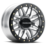 RACELINE RYNO BEADLOCK 4/137 15X7 5+2 (+10MM) BLACK RING/CAST A91MA-57037+10