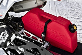 FUELPAX GAS CAN FOR SNOW BIKE W/HARDWARE 2 1/2 GAL SX-2.5