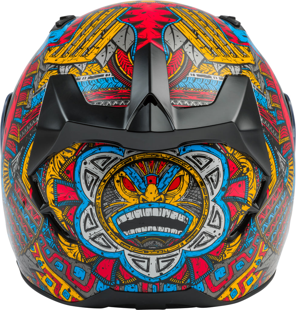 FLY RACING REVOLT CODEX HELMET RED/BLUE/YELLOW XS 73-8375XS