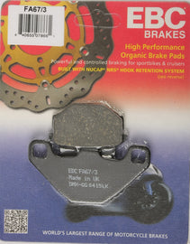 EBC BRAKE PADS FA67/3-atv motorcycle utv parts accessories gear helmets jackets gloves pantsAll Terrain Depot