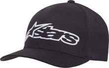 Load image into Gallery viewer, ALPINESTARS BLAZE FLEXFIT HAT BLACK/WHITE SM/MD 1039-81005-1020-S/M