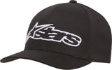 ALPINESTARS BLAZE FLEXFIT HAT BLACK/WHITE SM/MD 1039-81005-1020-S/M