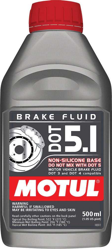 MOTUL DOT 5.1 BRAKE FLUID .5L 100951