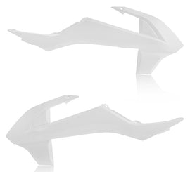 ACERBIS RADIATOR SHROUDS WHITE 2449700002-atv motorcycle utv parts accessories gear helmets jackets gloves pantsAll Terrain Depot