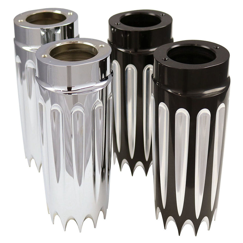 BAGGERNATION SLIDER COVER YAFTERBURNER EXT CHROME 14-UP SC-YB-EXT-14L-C