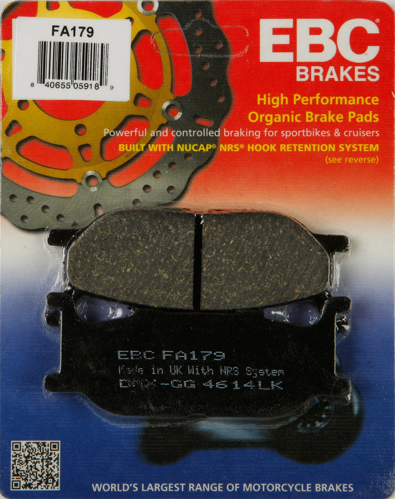 EBC BRAKE PADS FA179-atv motorcycle utv parts accessories gear helmets jackets gloves pantsAll Terrain Depot