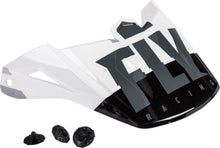 Load image into Gallery viewer, FLY RACING KINETIC THRIVE HELMET VISOR WHITE/BLACK/GREY 73-88181