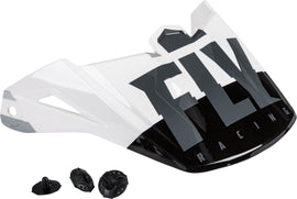 FLY RACING KINETIC THRIVE HELMET VISOR WHITE/BLACK/GREY 73-88181