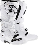 ALPINESTARS TECH 7 BOOTS WHITE SZ 08 2012014-20-8